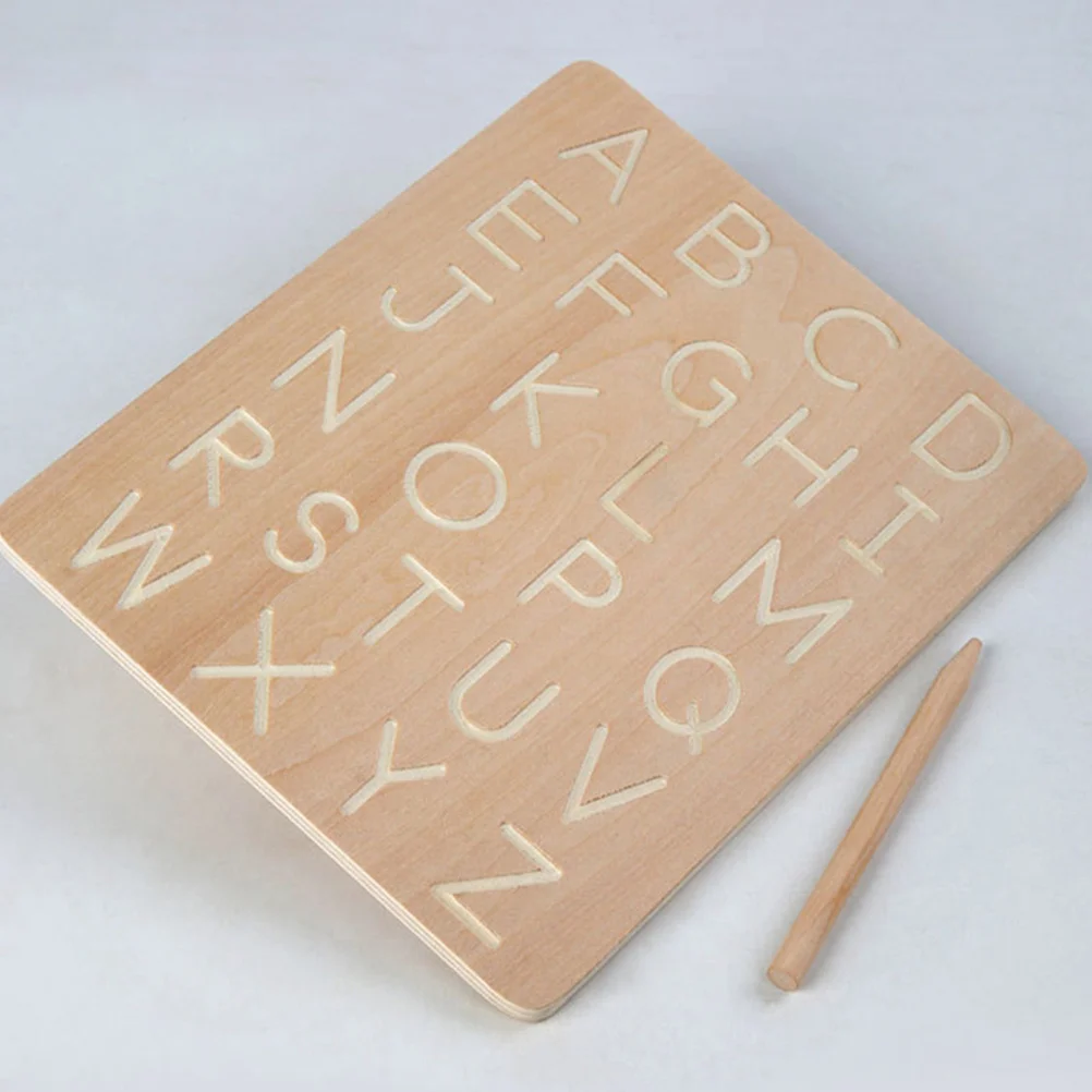 1Set Alphabet Tracing Board Wooden Writing Practice Smooth Safe Early Learning Cognitive Letter Recognition Educational
1Set Alphabet Tracing Board Wooden Writing Practice Smooth Safe Early Learning Cognitive Letter Recognition Educational
