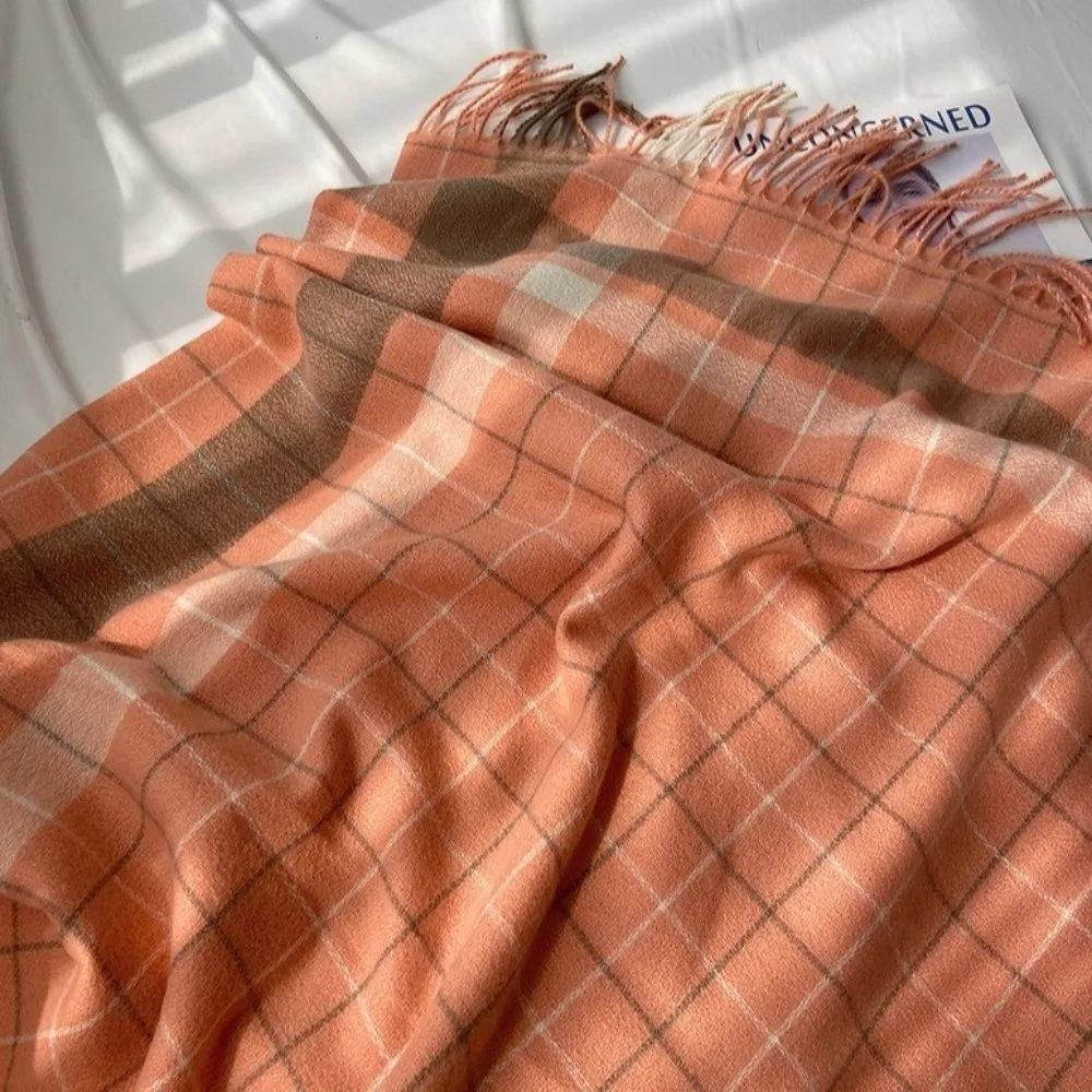 Gifts Imitation Cashmere Plaid Knitted Scarf Warm Soft Men Thick Shawl Long Large Double-sided Scarf Men
Gifts Imitation Cashmere Plaid Knitted Scarf Warm Soft Men Thick Shawl Long Large Double-sided Scarf Men