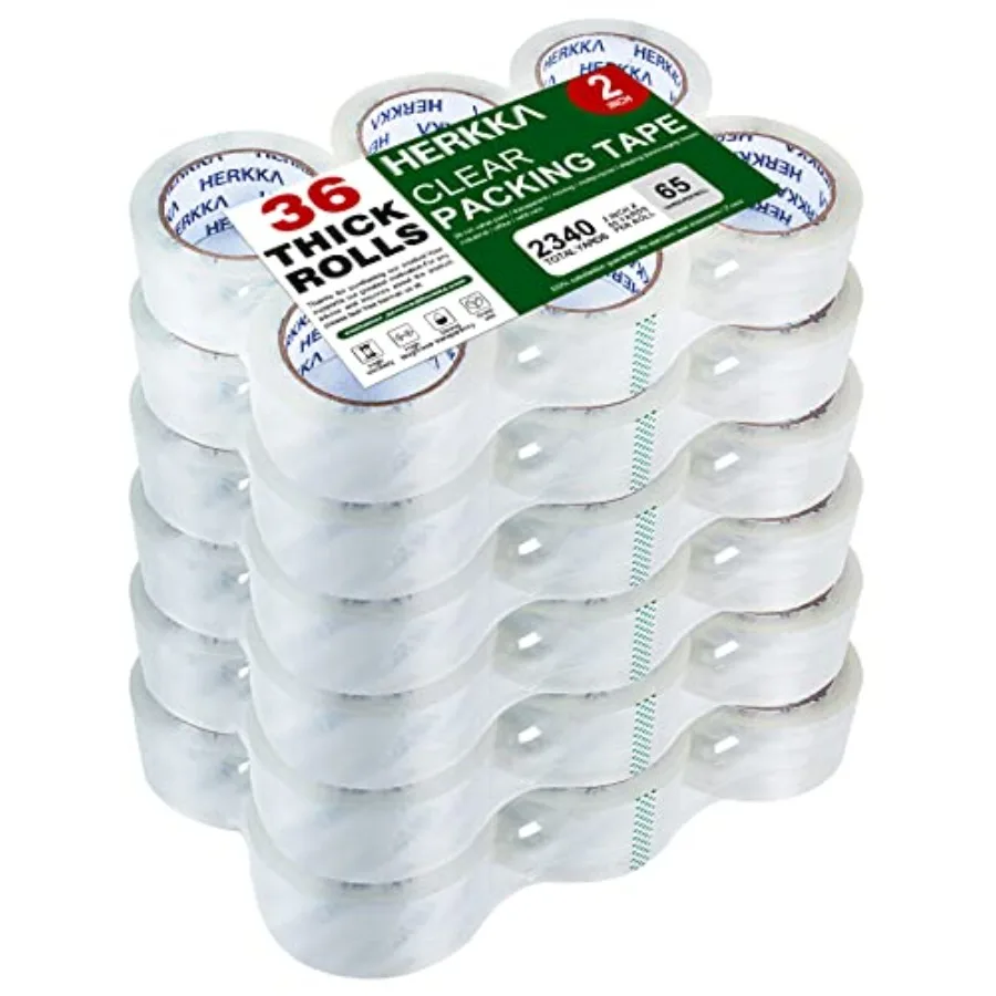 Clear Packing Tape, Rolls Heavy Duty aging Tape for Shipping aging Moving Sealing, Thicker Clear Packing Tape, 2 Inch Wide, 65
Clear Packing Tape, Rolls Heavy Duty aging Tape for Shipping aging Moving Sealing, Thicker Clear Packing Tape, 2 Inch Wide, 65