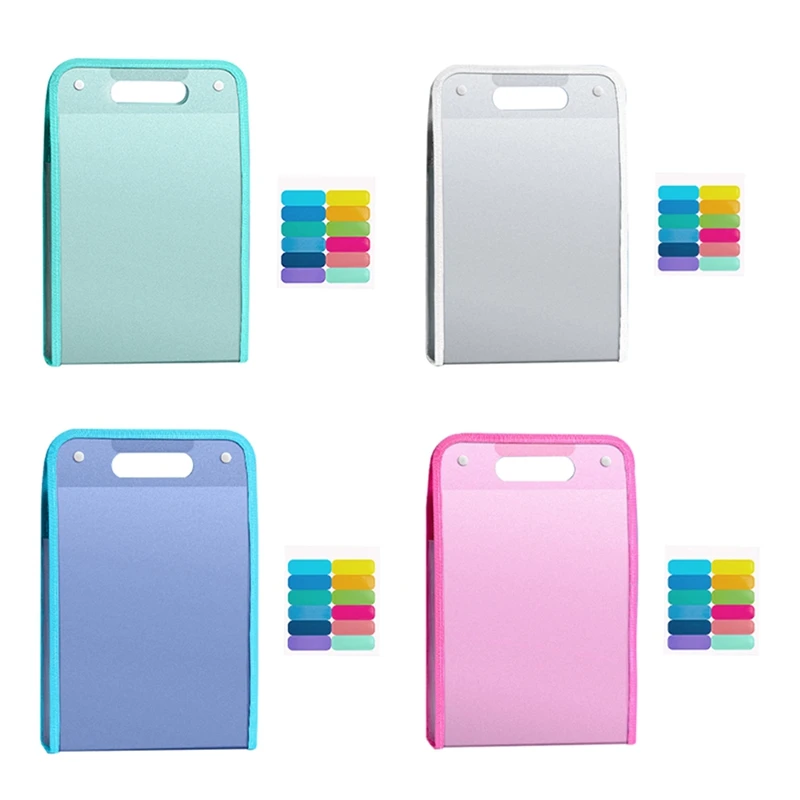 4Pcs A4 File Folders, Vertical A4 File Organizer With Handle With Portable 13 Pockets For Student, Business Easy To Use
4Pcs A4 File Folders, Vertical A4 File Organizer With Handle With Portable 13 Pockets For Student, Business Easy To Use