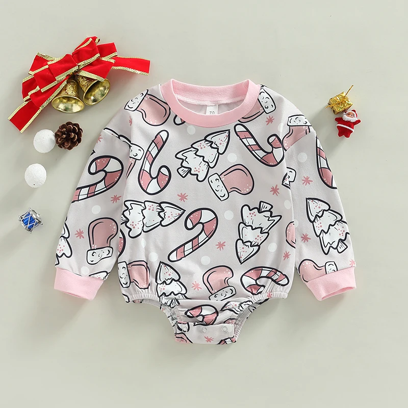 Baby Girls Christmas Outfits Infant Baby Girls Long Sleeves Jumpsuits Christmas Tree Cane Printed Bodysuit Jumpsuits Clothes
Baby Girls Christmas Outfits Infant Baby Girls Long Sleeves Jumpsuits Christmas Tree Cane Printed Bodysuit Jumpsuits Clothes