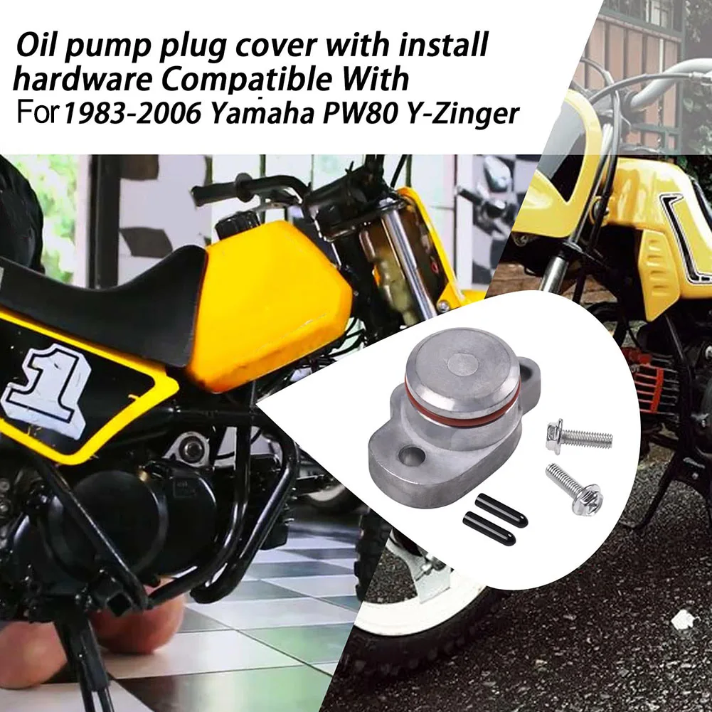 For Yamaha PW80 YZinger Oil Pump Cover (1987 2006) Crafted for Performance with Installation Accessories for Easy Maintenance 
For Yamaha PW80 YZinger Oil Pump Cover (1987 2006) Crafted for Performance with Installation Accessories for Easy Maintenance