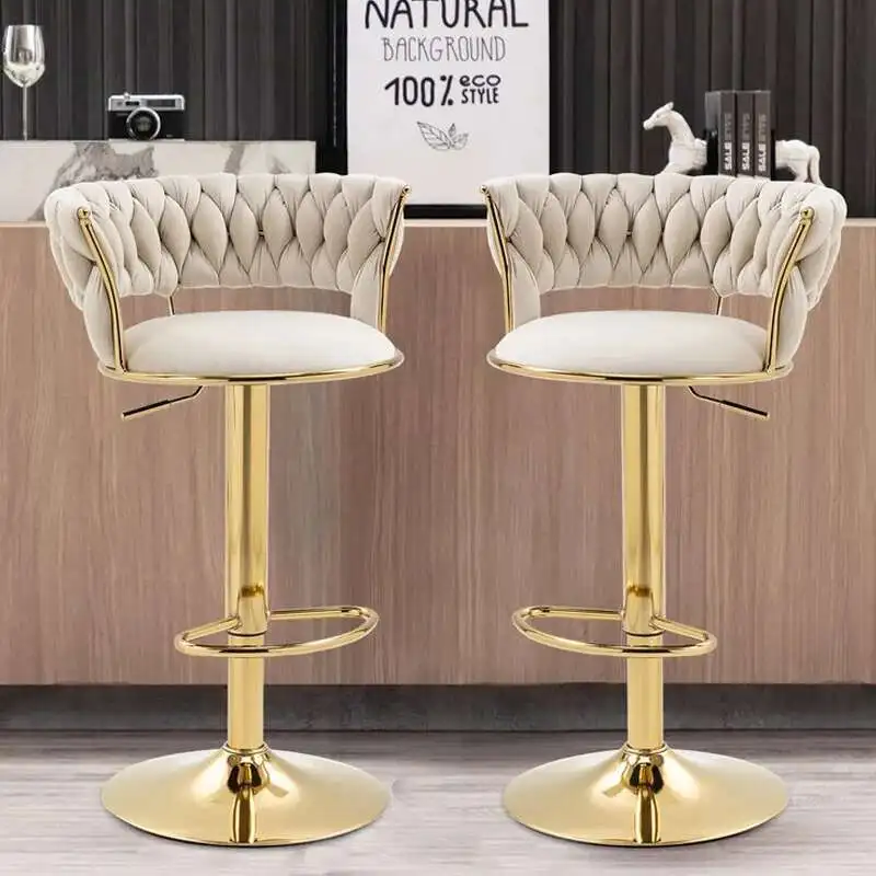 Swivel Metal Bar Stools Luxury Designer Adjustable Height Library Bar Chair Counter Relaxing Soft Taburete Alto Home Furniture
Swivel Metal Bar Stools Luxury Designer Adjustable Height Library Bar Chair Counter Relaxing Soft Taburete Alto Home Furniture