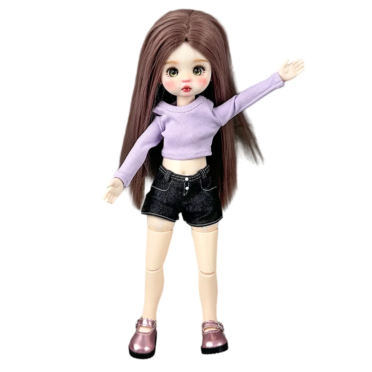 YUTOTUE 30cm Height Girl Doll Green Eyeballs Fashion Outfits Straight Hair 1/6 BJD Toy
YUTOTUE 30cm Height Girl Doll Green Eyeballs Fashion Outfits Straight Hair 1/6 BJD Toy