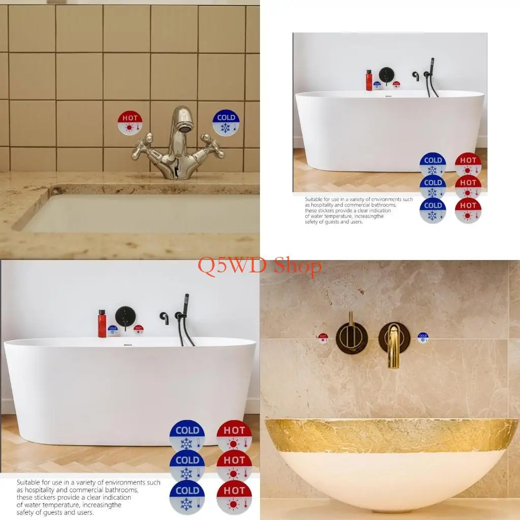 Q5WD 6PCS/SET Легко в использовании метки температуры воды 
Q5WD 6PCS/SET Легко в использовании метки температуры воды