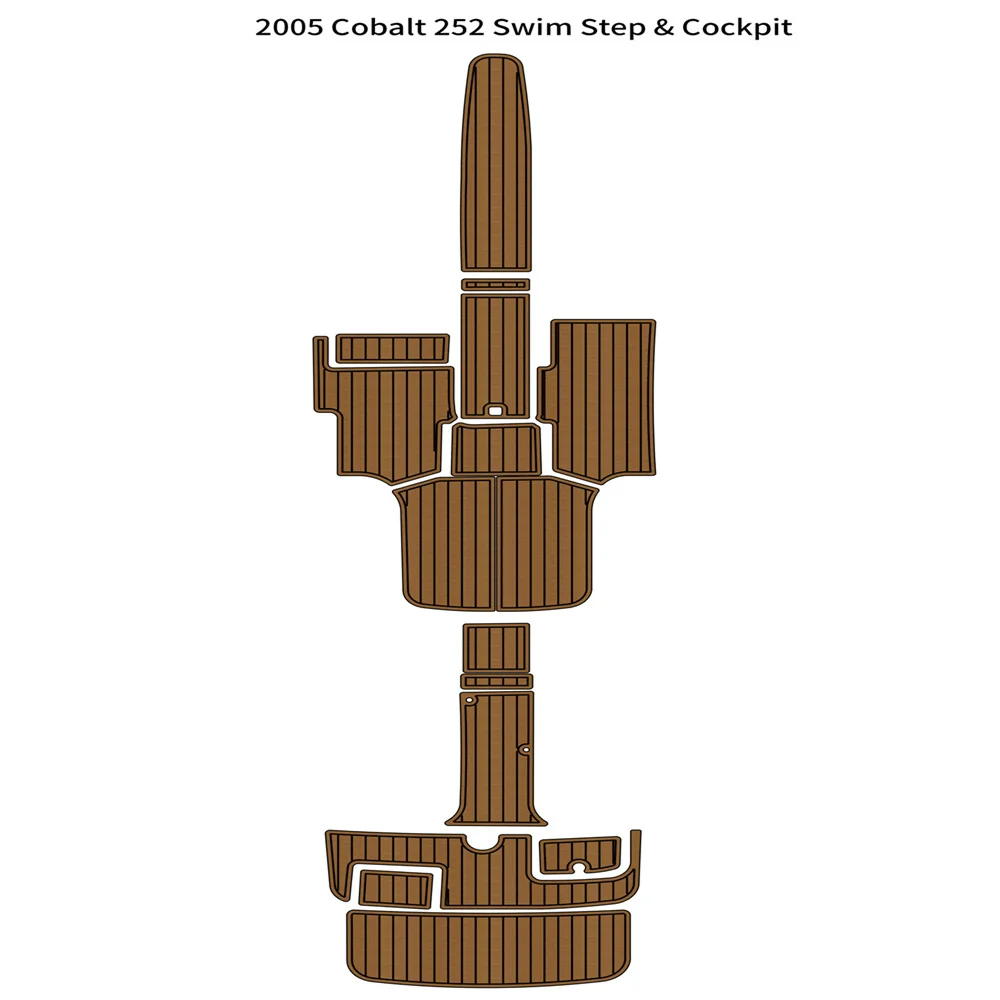 2005 Cobalt 252 Swim Platform Cockpit Pad Boat EVA Foam Faux Teak Deck Floor Mat
2005 Cobalt 252 Swim Platform Cockpit Pad Boat EVA Foam Faux Teak Deck Floor Mat