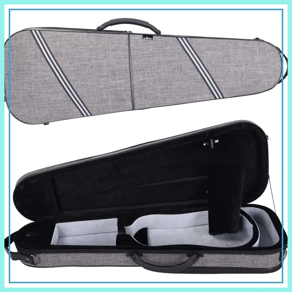 CSV502 Basic Professional 4/4 Full Size Violin Case Triangular Hard Shell Lightweight Gray
CSV502 Basic Professional 4/4 Full Size Violin Case Triangular Hard Shell Lightweight Gray