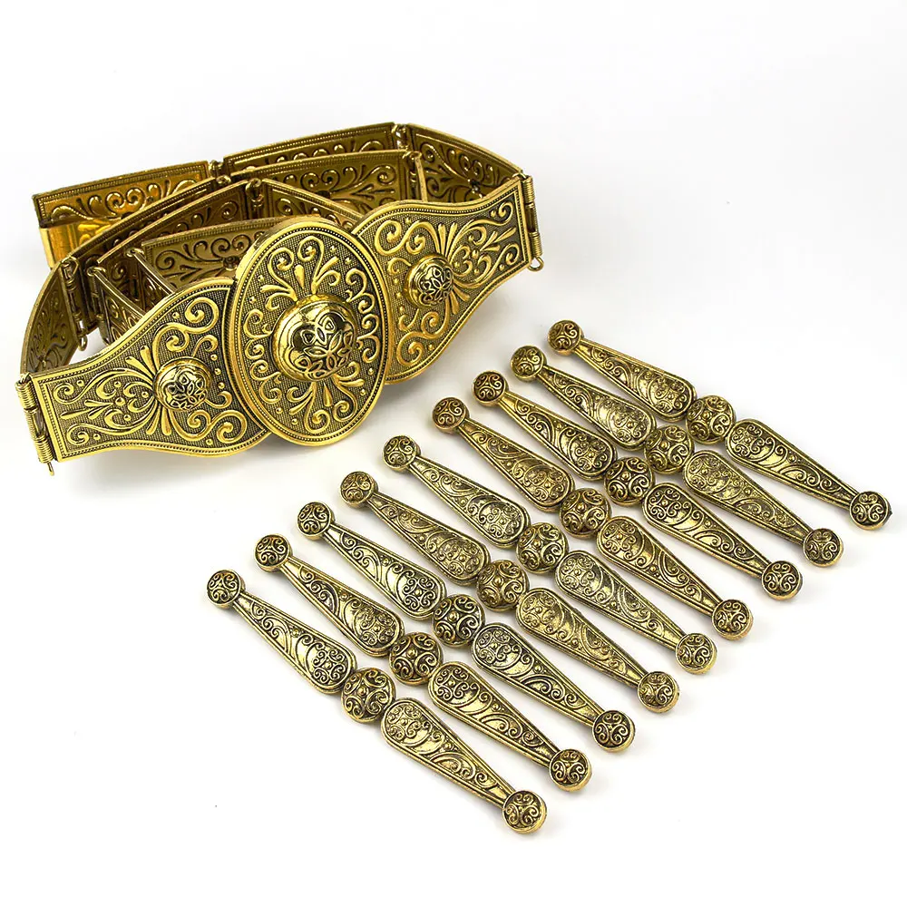 Turks Caucasus Belt Breastplate Sets for Women Wedding&Stage Retro Central Asian Court Belt
Turks Caucasus Belt Breastplate Sets for Women Wedding&Stage Retro Central Asian Court Belt