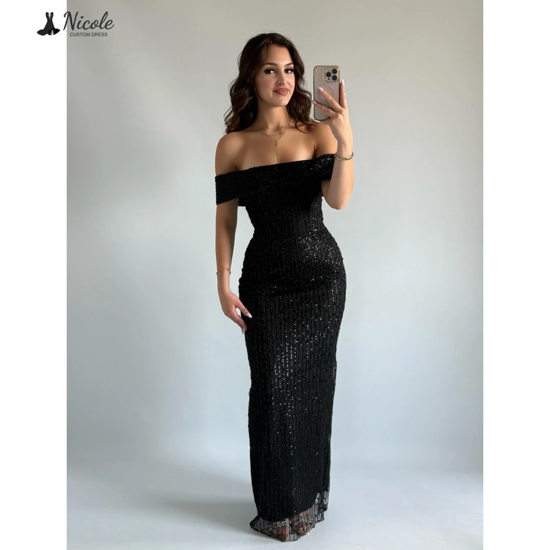 Nicole Sequins Women's Evening Dress Woman Fishtail Skirt Women's Elegant Dresses for Special Occasions Custom Made Candle Prom
Nicole Sequins Women's Evening Dress Woman Fishtail Skirt Women's Elegant Dresses for Special Occasions Custom Made Candle Prom