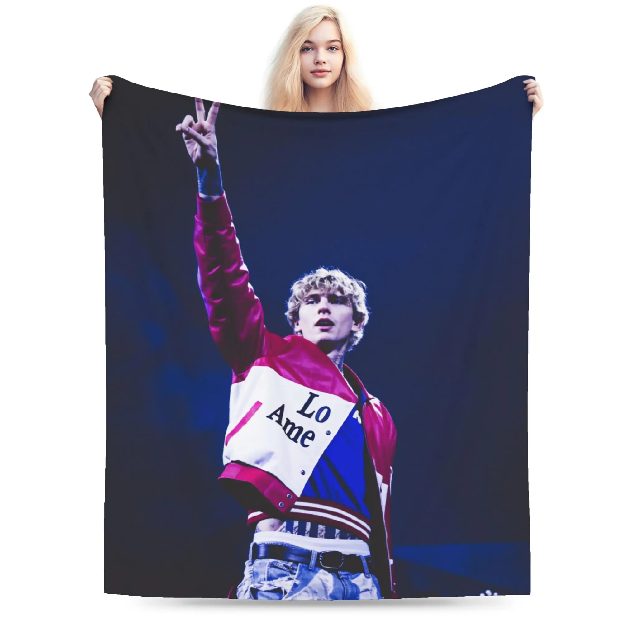 MGK Lost Americana Tour 2025-2026 Plush Blankets Girls Boys Flannel Bedding Throws For Living Room Soft Warm Bedspread Gift
MGK Lost Americana Tour 2025-2026 Plush Blankets Girls Boys Flannel Bedding Throws For Living Room Soft Warm Bedspread Gift