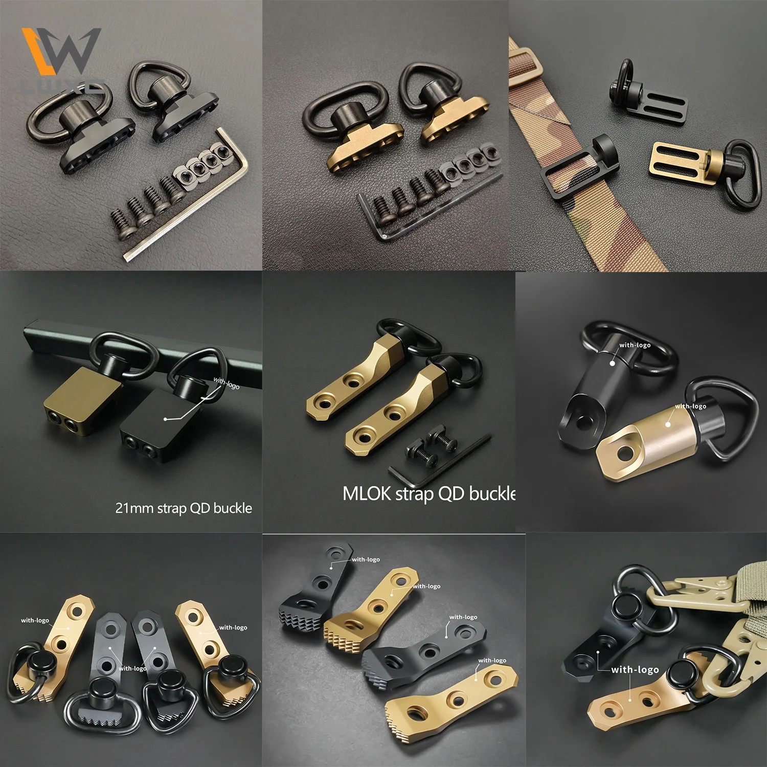 Tactical M-LOK Rail Sling Swivel Stud Mount Adapter Quick Release QD Sling Swivel Outdoor Hunting Gun Replacement Accessories
Tactical M-LOK Rail Sling Swivel Stud Mount Adapter Quick Release QD Sling Swivel Outdoor Hunting Gun Replacement Accessories