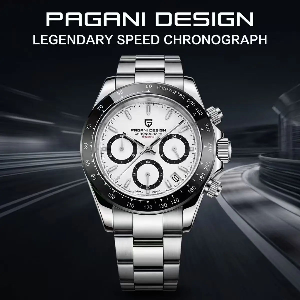 PAGANI DESIGN Men's Sports Quartz Watch Top Brand Waterproof Stainless Steel Chronograph Sapphire Crystal Relogio Masculino
PAGANI DESIGN Men's Sports Quartz Watch Top Brand Waterproof Stainless Steel Chronograph Sapphire Crystal Relogio Masculino