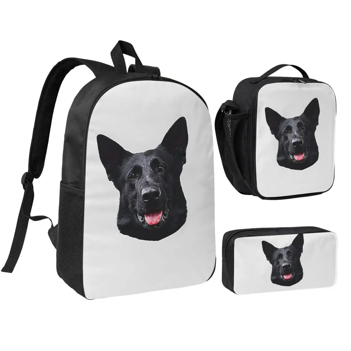 Black German Shepherd Dog Stunning Backpack Student BookBag School Bag Laptop Shoulder Bags 3ps Insulated Lunch Bag Pencil Case
Black German Shepherd Dog Stunning Backpack Student BookBag School Bag Laptop Shoulder Bags 3ps Insulated Lunch Bag Pencil Case