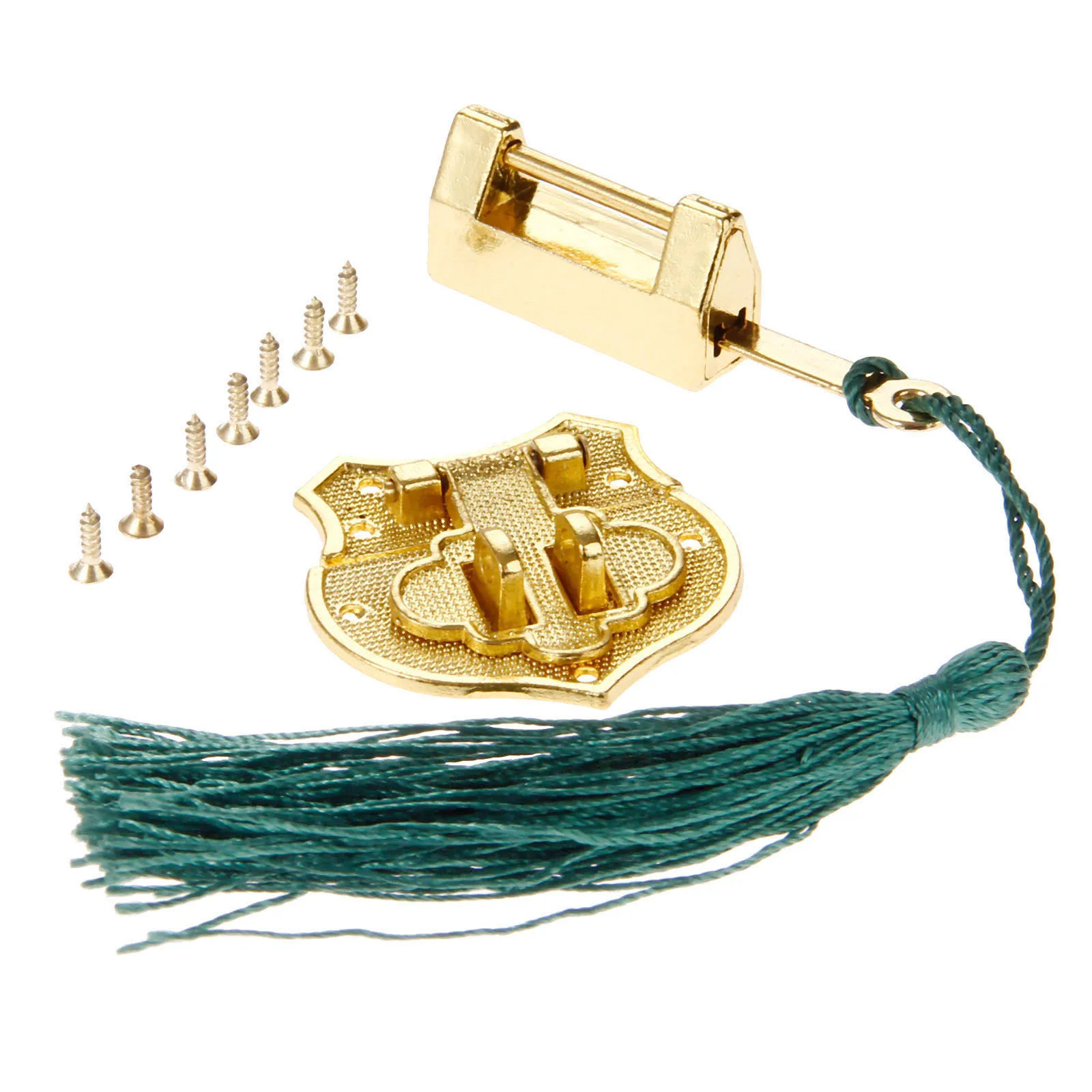 1 set Antique Gold Retro Lock Wooden Box Padlock with Box Latch Hasp Home Furniture Buckle Clasp Lock Hardware
1 set Antique Gold Retro Lock Wooden Box Padlock with Box Latch Hasp Home Furniture Buckle Clasp Lock Hardware