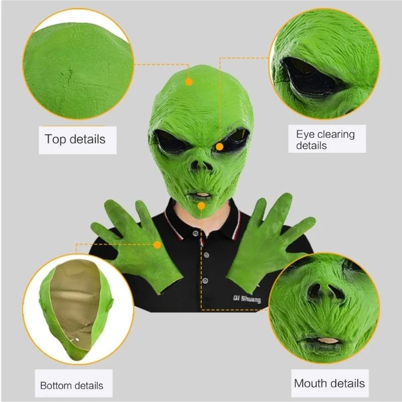 R1WE Маска Чужой Перчатки для Взрослых, Хэллоуин Чужой Косплей Костюм Опора, Хэллоуин Чужой Косплей Костюм
R1WE Маска Чужой Перчатки для Взрослых, Хэллоуин Чужой Косплей Костюм Опора, Хэллоуин Чужой Косплей Костюм