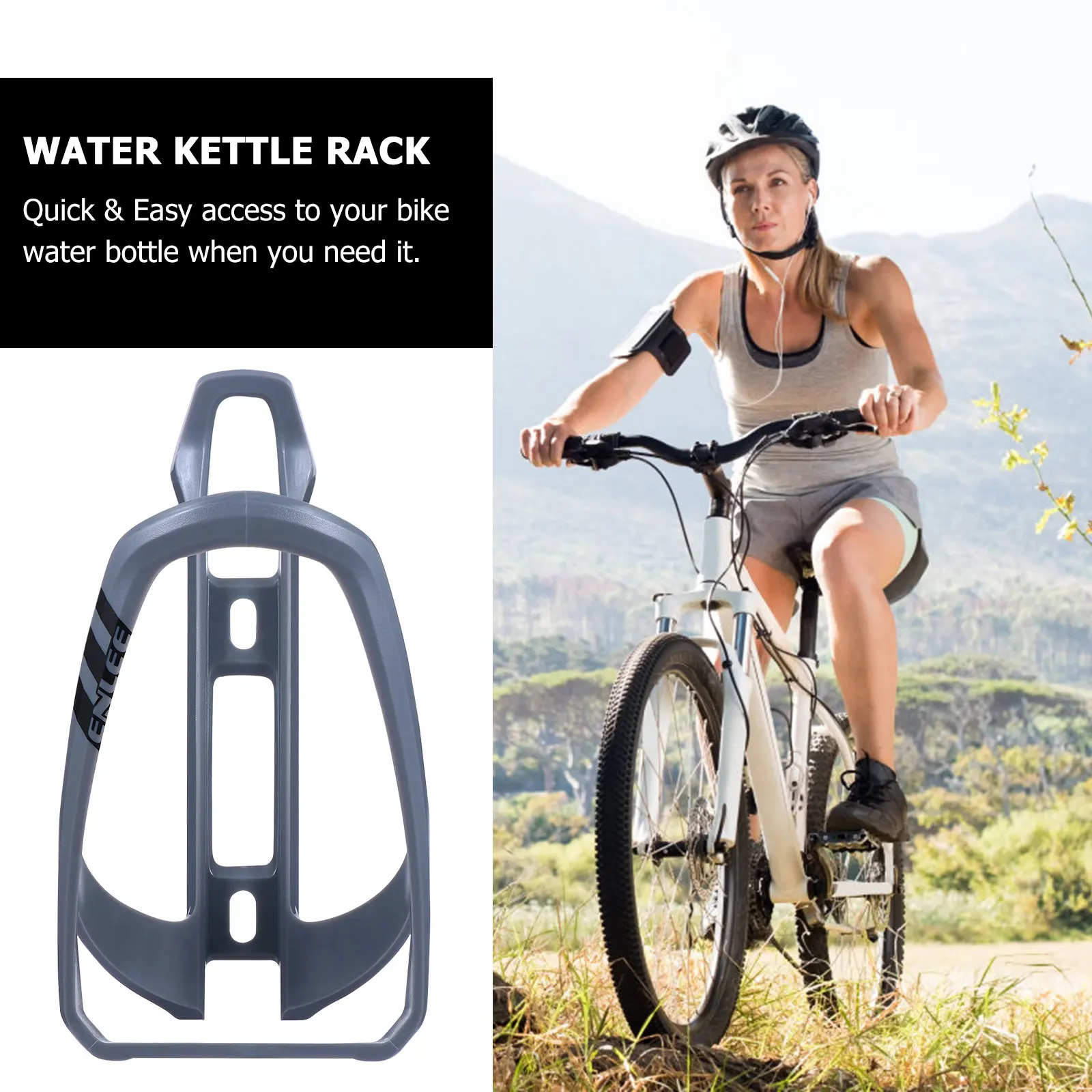 Water Bottle Bike Mount Bicycle Cage Holder for Accessories Grey Plastic Abs Fahrradhalterung Trinkflasche
Water Bottle Bike Mount Bicycle Cage Holder for Accessories Grey Plastic Abs Fahrradhalterung Trinkflasche
