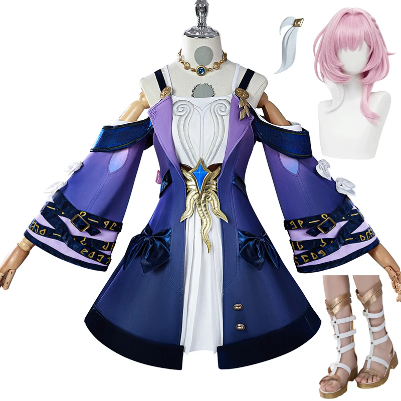 Cyrene Cosplay HSR Honkai Star Rail Cosplay Costume Wig Shoes Women Halloween Carnival Party Comic-con Role Playing Outfit
Cyrene Cosplay HSR Honkai Star Rail Cosplay Costume Wig Shoes Women Halloween Carnival Party Comic-con Role Playing Outfit