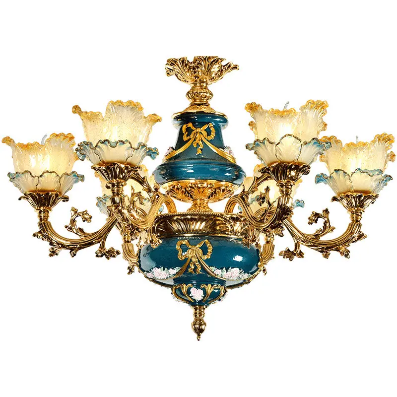 Living room luxury chandelier dining room bedroom, light luxury villa lamp
Living room luxury chandelier dining room bedroom, light luxury villa lamp
