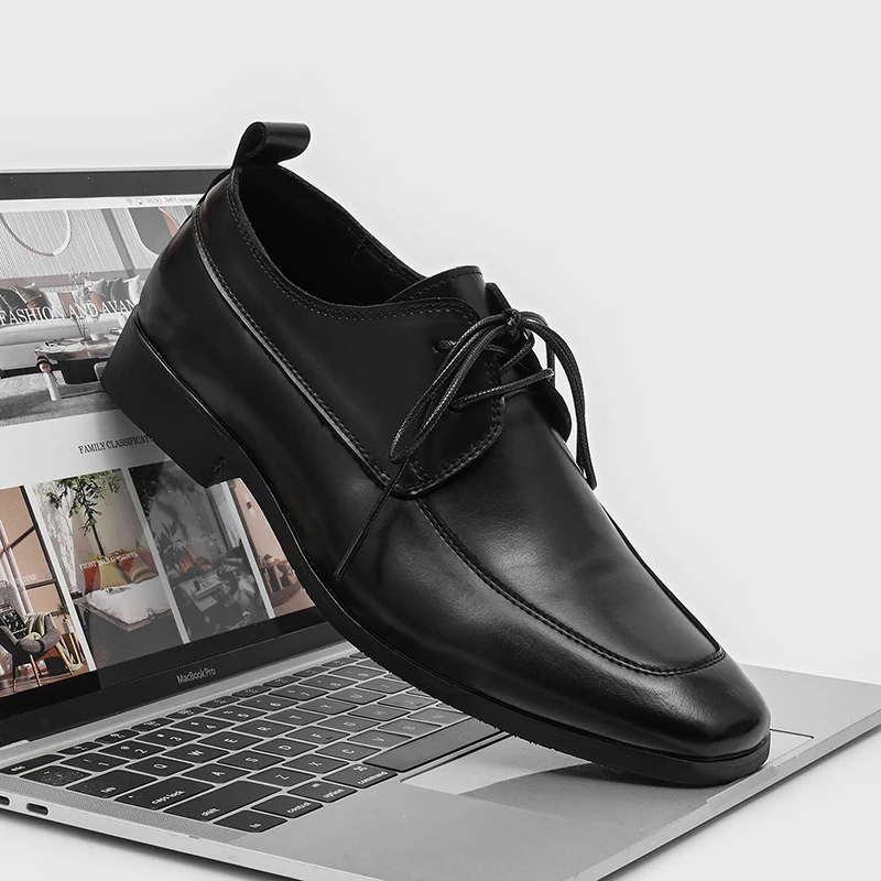 Business Formal Leather Shoes for Men Black Color Casual Comfortable Fashionable Wedding Shoes Suit Commuting Derby Shoes
Business Formal Leather Shoes for Men Black Color Casual Comfortable Fashionable Wedding Shoes Suit Commuting Derby Shoes