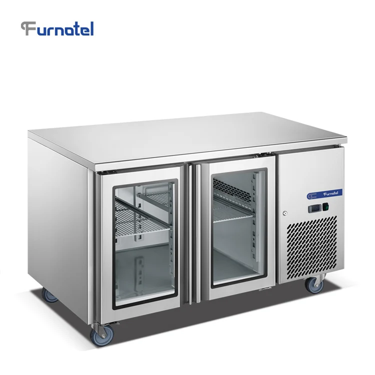 270L Commercial Kitchen Stainless Steel Undercounter Refrigerator 2 Glass Door Refrigerator
270L Commercial Kitchen Stainless Steel Undercounter Refrigerator 2 Glass Door Refrigerator