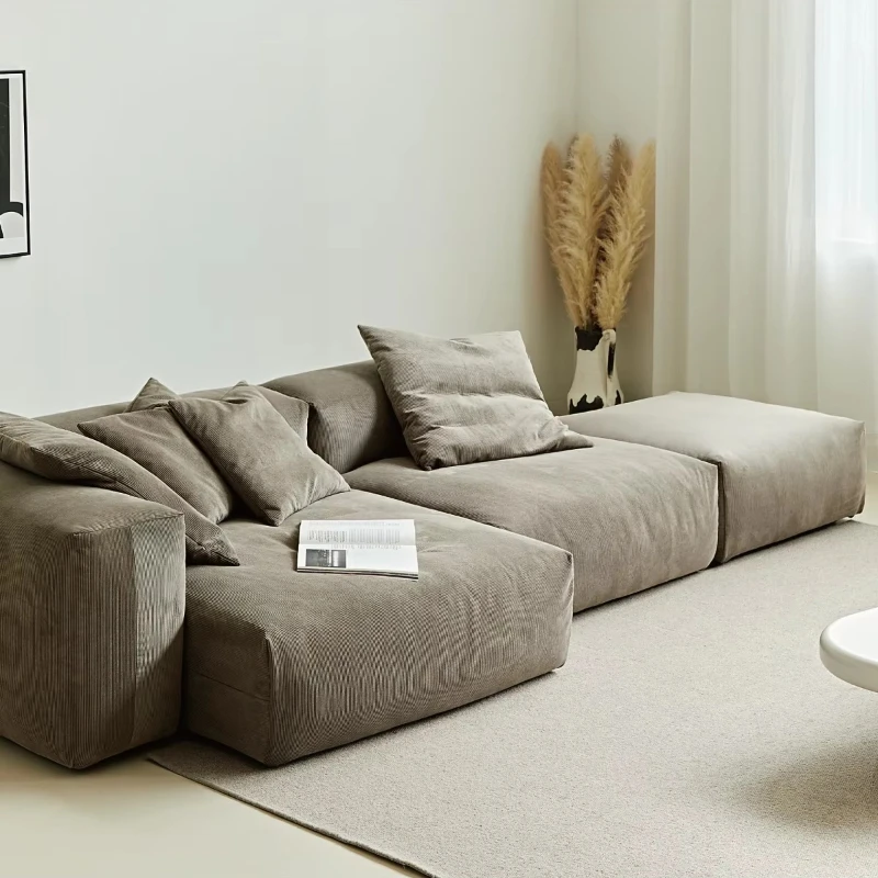 Contemporary Simple Beige Corduroy Modular Combination Sofa Comfortable Living Room Modern Furniture Fabric Sofa Bed Set
Contemporary Simple Beige Corduroy Modular Combination Sofa Comfortable Living Room Modern Furniture Fabric Sofa Bed Set