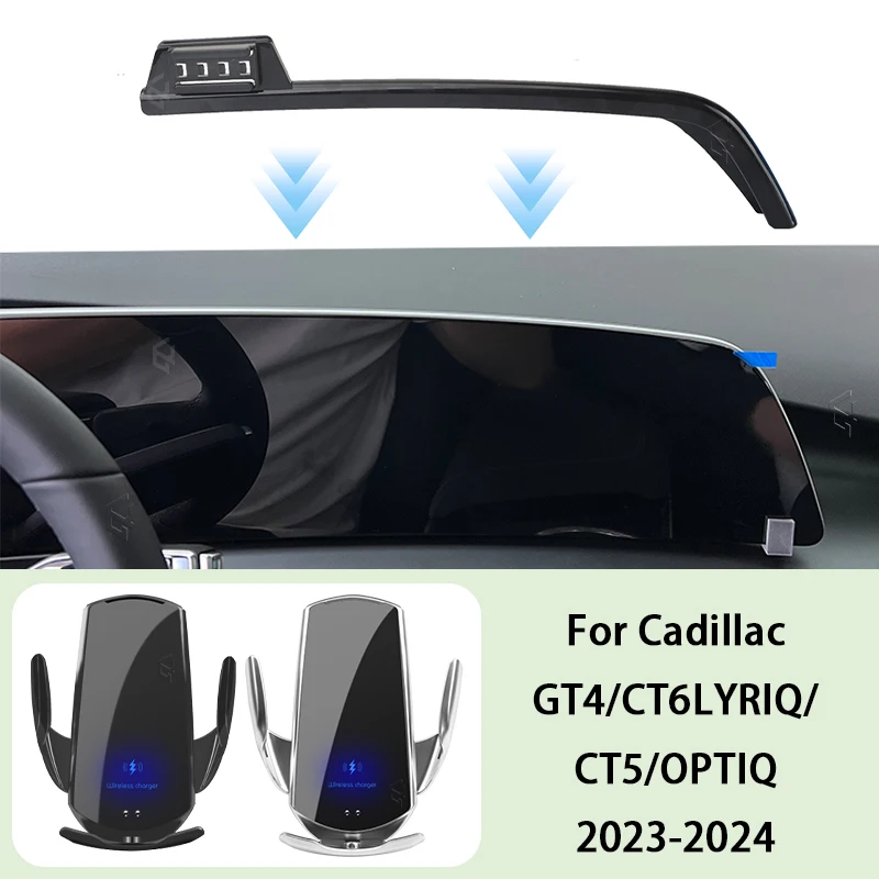 Car Phone Holder Screen Panel Fixed Base For Cadillac CT4 CT5 CT6 LYRIQ OPTIQ 2023-2024 Car Mobile Phone Wireless Charging Mount
Car Phone Holder Screen Panel Fixed Base For Cadillac CT4 CT5 CT6 LYRIQ OPTIQ 2023-2024 Car Mobile Phone Wireless Charging Mount