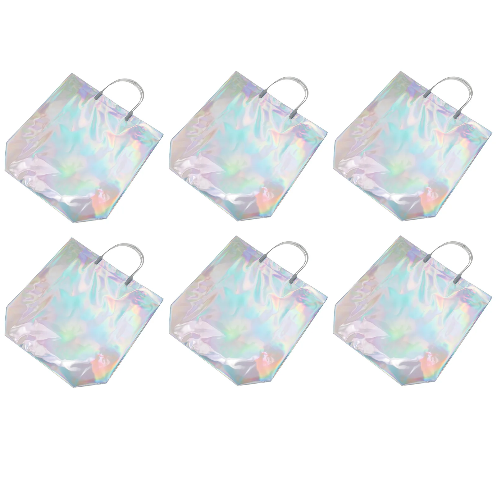 6 Pcs Tote Bag Gift Bags Present Shopping Reusable Grocery Pvc Handheld for Wrapping
6 Pcs Tote Bag Gift Bags Present Shopping Reusable Grocery Pvc Handheld for Wrapping