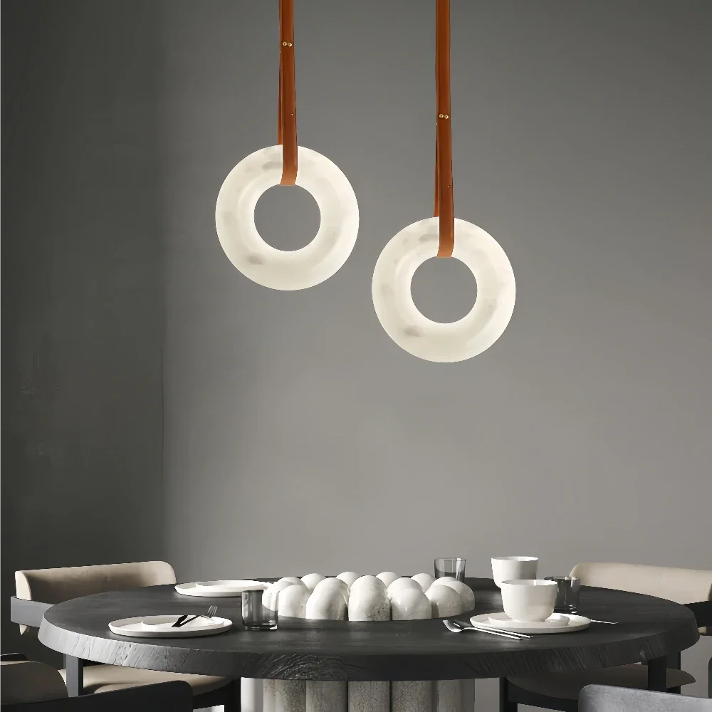 Modern Snowflake Stone Circular Pendant Light Creative Bedside Lamp With Leather Rope Home Bedroom Bedside Restaurant Bar Hotel
Modern Snowflake Stone Circular Pendant Light Creative Bedside Lamp With Leather Rope Home Bedroom Bedside Restaurant Bar Hotel