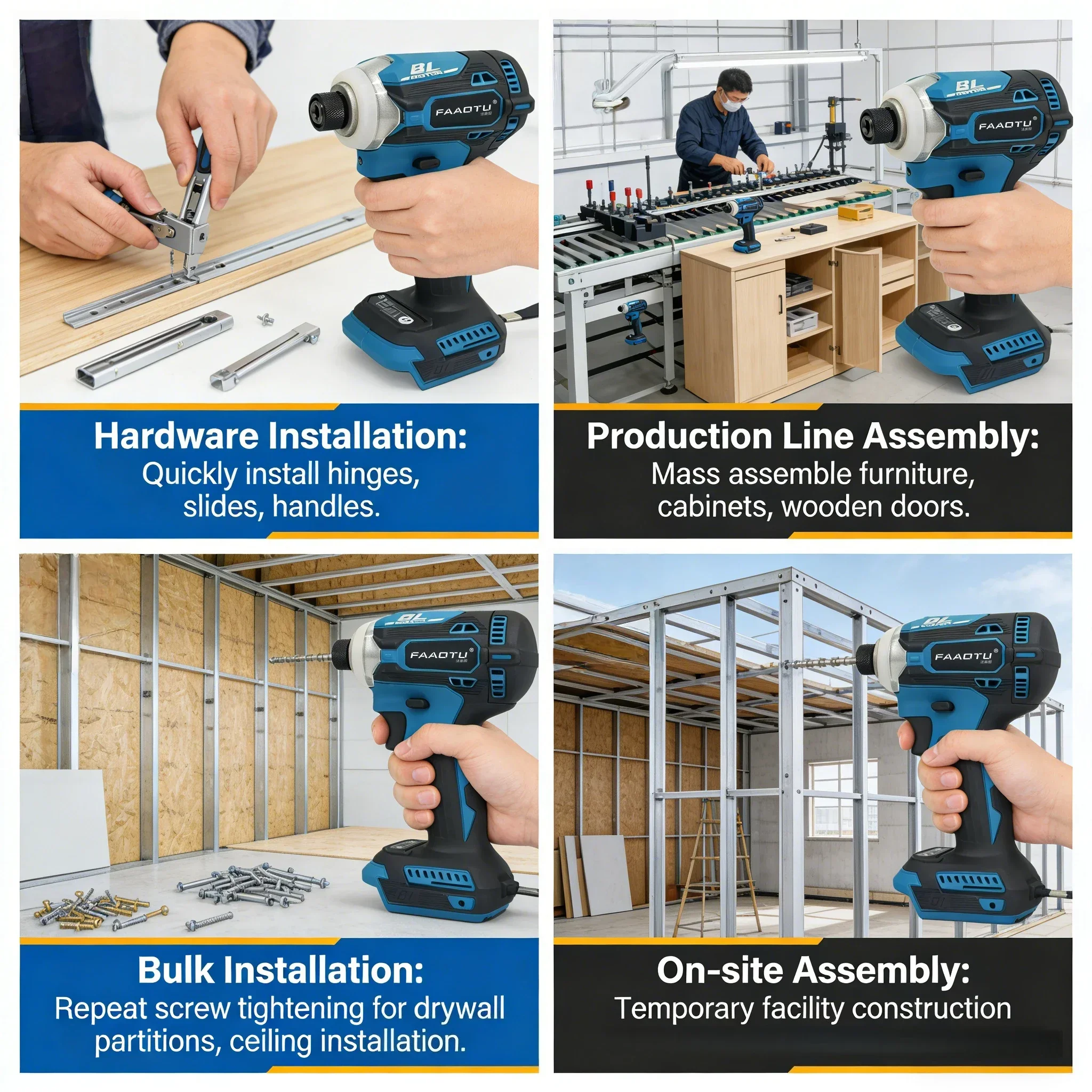 FAAOTU 171 Brushless Impact Drill, Identical Function to MT, High Torque Suitable for MT 18v batteries NO battery
FAAOTU 171 Brushless Impact Drill, Identical Function to MT, High Torque Suitable for MT 18v batteries NO battery