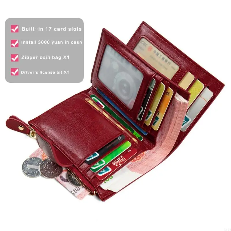 X90D Female Wallets Leather Wallet Women Short Anti Theft RFID Credit Card Holder
X90D Female Wallets Leather Wallet Women Short Anti Theft RFID Credit Card Holder