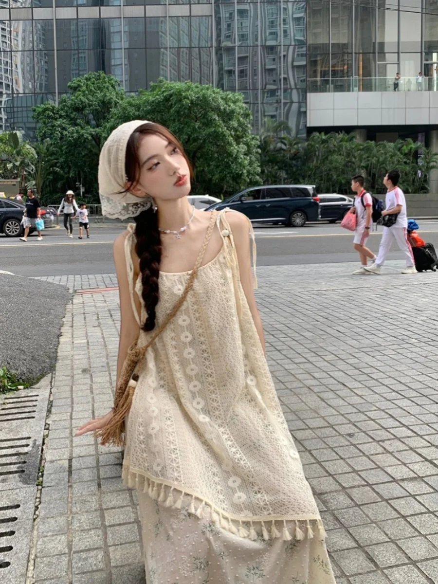 Пляжная длинная юбка с открытыми плечами, принтом и бахромой, женская летняя элегантная асимметричная юбка в стиле феи
Пляжная длинная юбка с открытыми плечами, принтом и бахромой, женская летняя элегантная асимметричная юбка в стиле феи