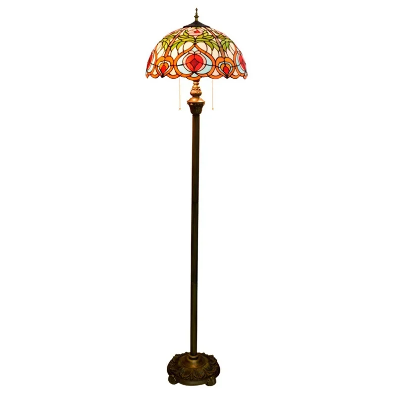 Tiffany stained glass living room dining room bedroom floor lamp European bar Xiantao creative glazed lamp
Tiffany stained glass living room dining room bedroom floor lamp European bar Xiantao creative glazed lamp