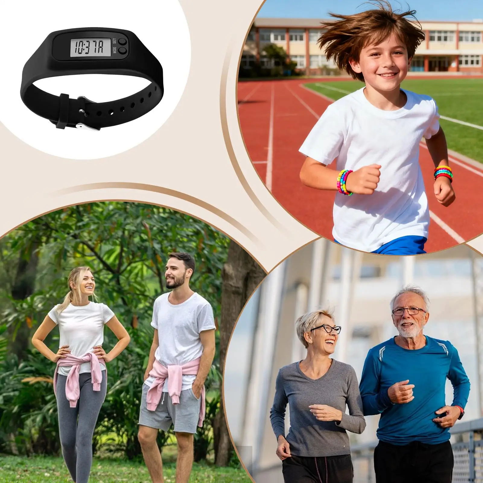 Большой экран, счетчик шагов калорий, легкий ЖК-монитор для ежедневных путешествий, поездок на работу, выходных, прогулок, бега, пеших прогулок, парка
Большой экран, счетчик шагов калорий, легкий ЖК-монитор для ежедневных путешествий, поездок на работу, выходных, прогулок, бега, пеших прогулок, парка