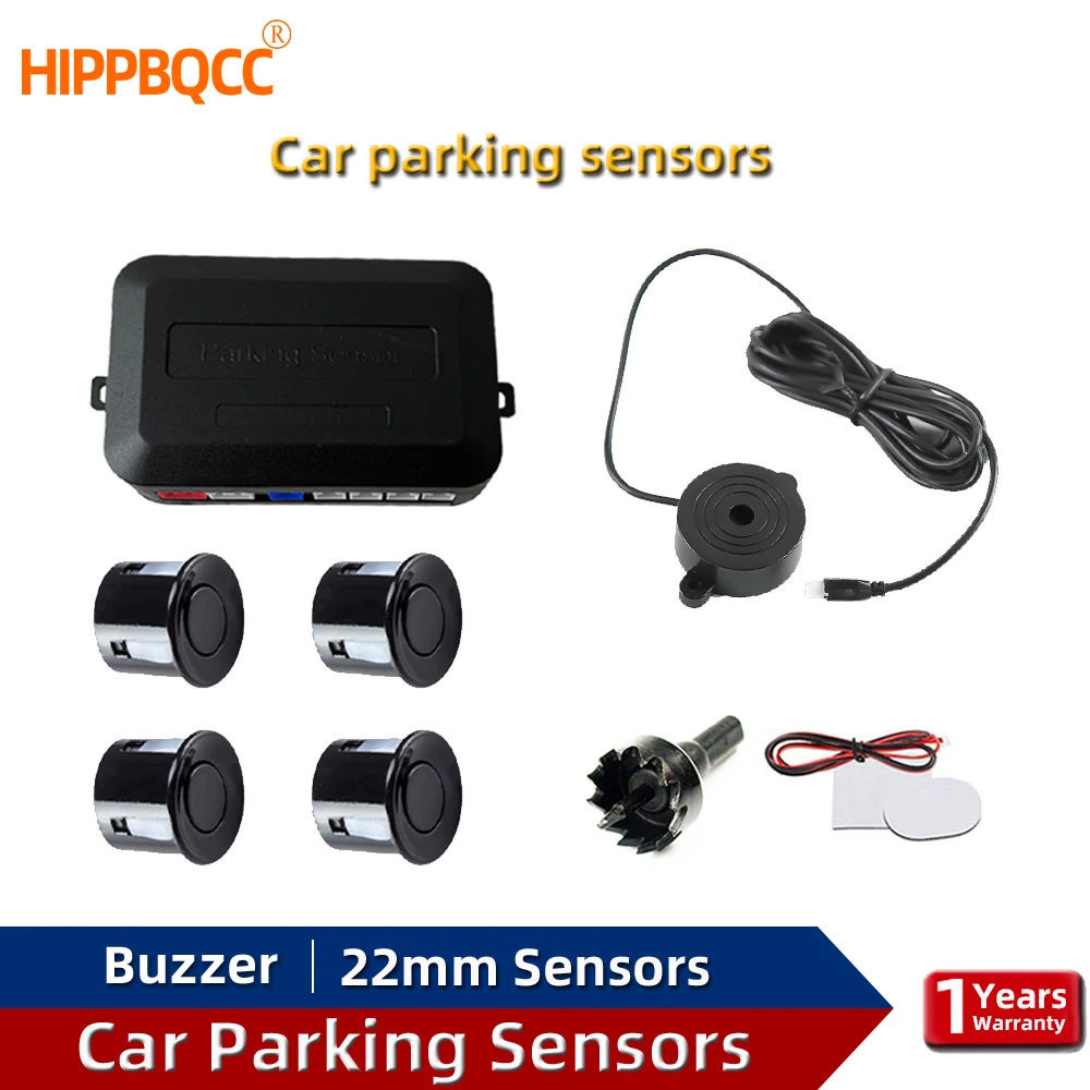 HIPPBQCC Car Parking Sensor Kit 4 Sensors 22mm Buzzer Reverse Backup Radar Sound Alert Indicator Probe System 12V 4 Colors
HIPPBQCC Car Parking Sensor Kit 4 Sensors 22mm Buzzer Reverse Backup Radar Sound Alert Indicator Probe System 12V 4 Colors