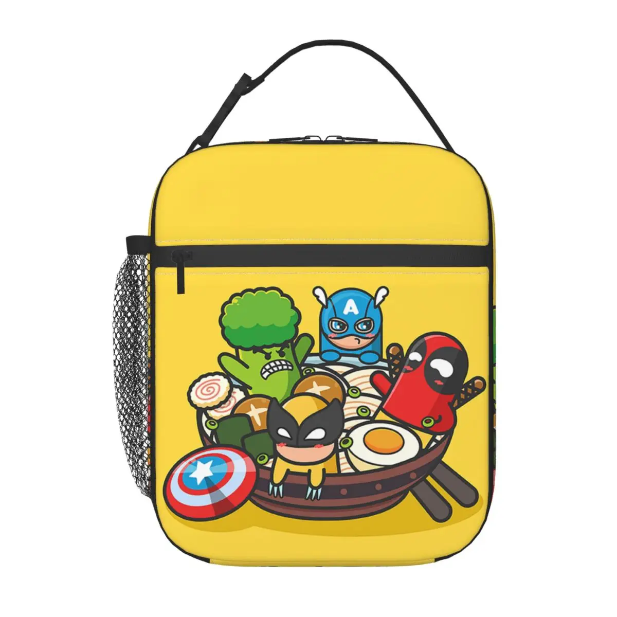 Custom Hulk Comic Cute Thermal Insulated Lunch Bag Portable Lunch Box for Kids School Children Multifunction Food Tote Bags
Custom Hulk Comic Cute Thermal Insulated Lunch Bag Portable Lunch Box for Kids School Children Multifunction Food Tote Bags