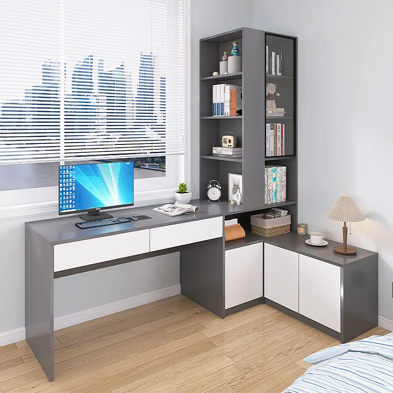 Corner desk frame, bedside table, integrated bedroom, corner bookcase, computer desk combination bay window workbench
Corner desk frame, bedside table, integrated bedroom, corner bookcase, computer desk combination bay window workbench