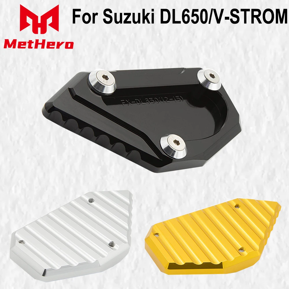 CNC Motorcycle Kickstand Side Stand Extension Enlarger Pad Plate MOTO Parts Fit For Suzuki DL650 V-STROM 2012-2019
CNC Motorcycle Kickstand Side Stand Extension Enlarger Pad Plate MOTO Parts Fit For Suzuki DL650 V-STROM 2012-2019