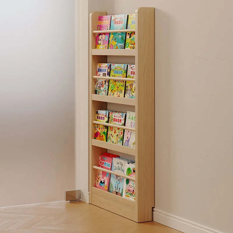Multi-functional Bookshelf display wall decoration children's picture books simple multi-layer storage gap solid wood shelf
Multi-functional Bookshelf display wall decoration children's picture books simple multi-layer storage gap solid wood shelf