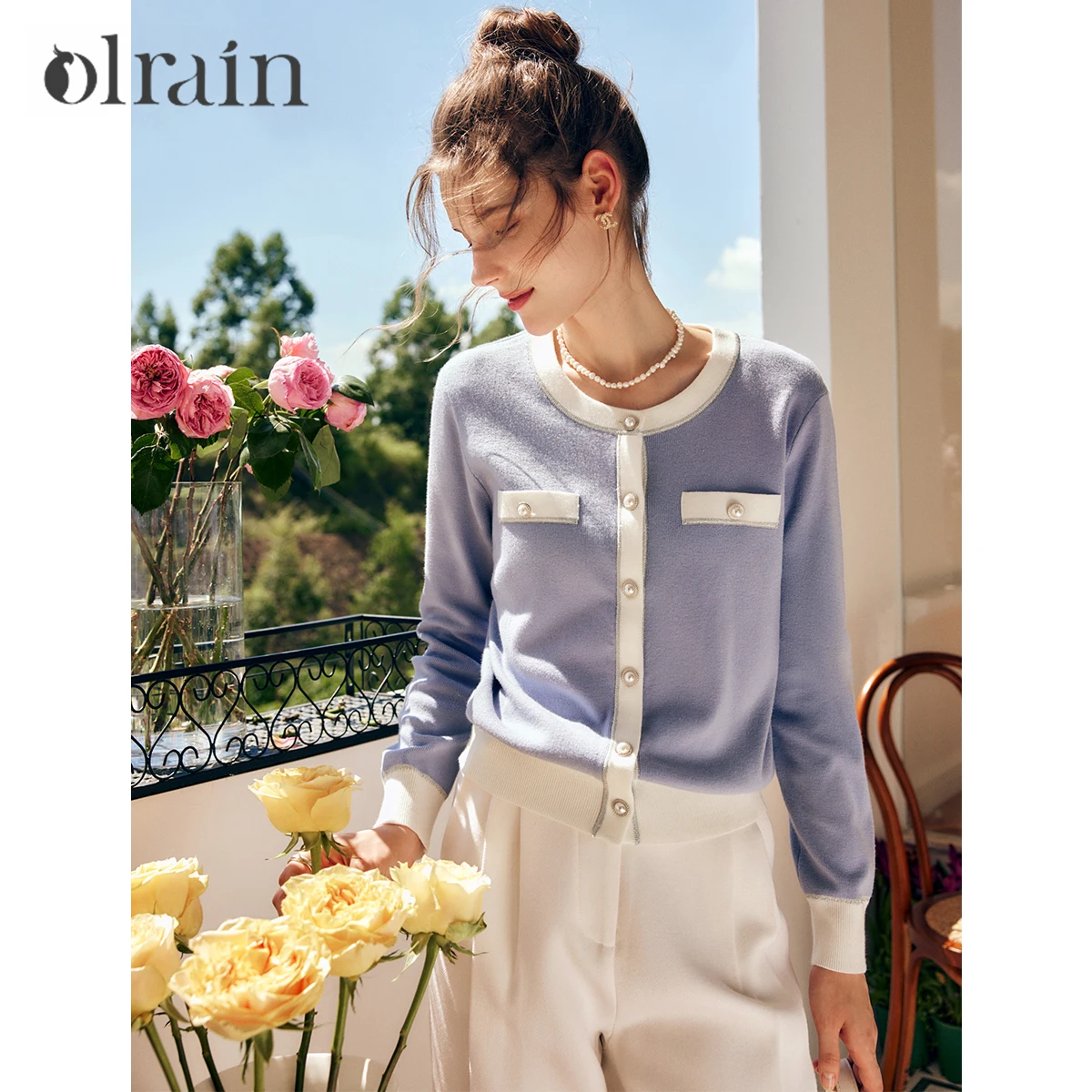 OLrain фиолетово-синий кардиган для женщин 2025, модный офисный женский кардиган с длинными рукавами и жемчужными пуговицами, элегантный трикотаж, топы O22QM63629
OLrain фиолетово-синий кардиган для женщин 2025, модный офисный женский кардиган с длинными рукавами и жемчужными пуговицами, элегантный трикотаж, топы O22QM63629