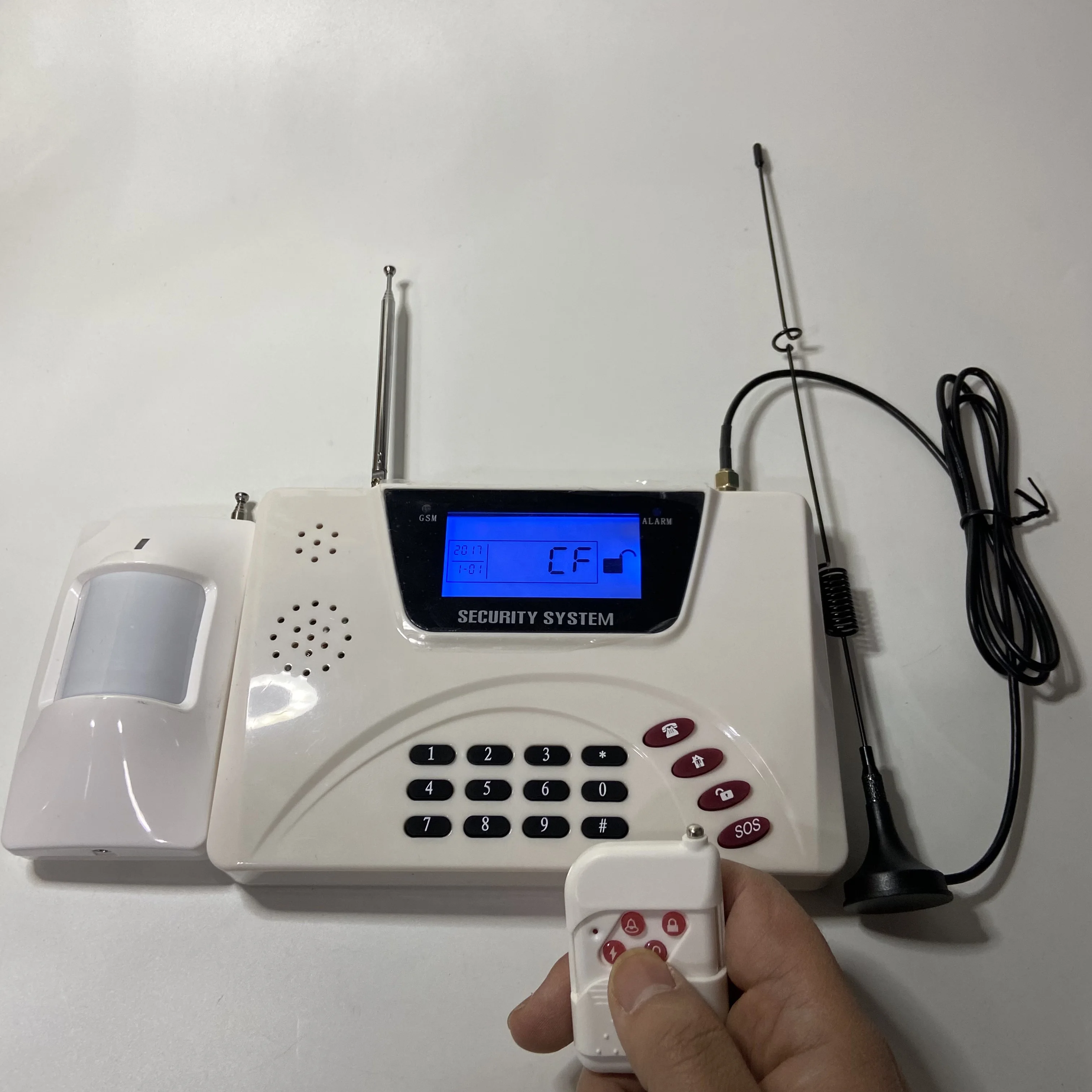 1Set Burglar Alarm Security System GSM/PSTN Dual Network 433Mhz Wireless Remote Control PIR Motion Detector Door Open Sensor
1Set Burglar Alarm Security System GSM/PSTN Dual Network 433Mhz Wireless Remote Control PIR Motion Detector Door Open Sensor