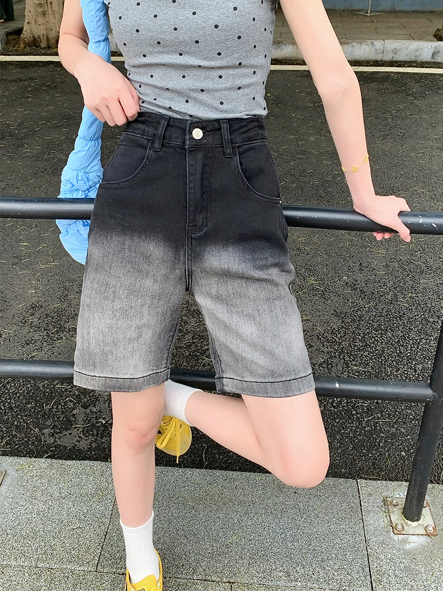 Широкие джинсы с высокой талией, женские летние тонкие свободные утягивающие повседневные прямые хлопковые джинсовые брюки «пять четвертей»
Широкие джинсы с высокой талией, женские летние тонкие свободные утягивающие повседневные прямые хлопковые джинсовые брюки «пять четвертей»