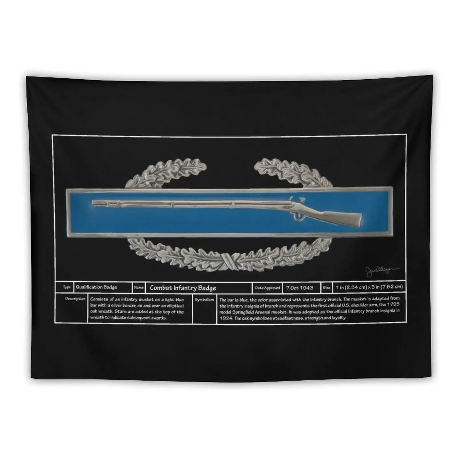 Combat Infantry Badge (CIB) Technical Tapestry Wall Decoration Items Room Aesthetic Decor Tapestry
Combat Infantry Badge (CIB) Technical Tapestry Wall Decoration Items Room Aesthetic Decor Tapestry