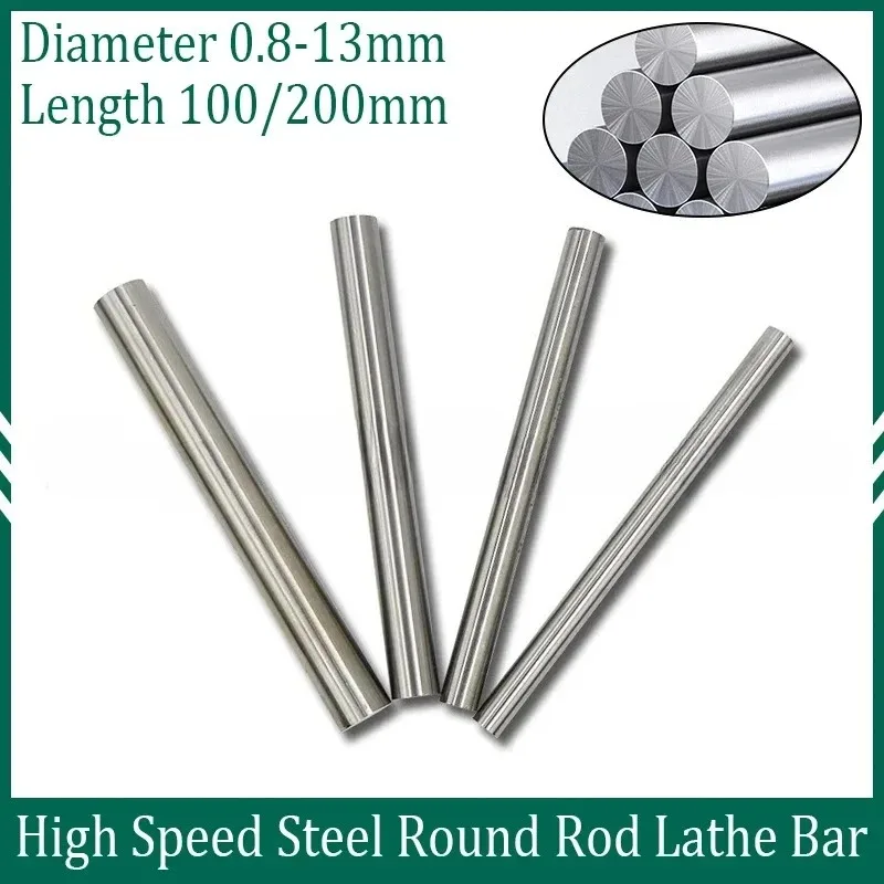 1pcs 0.8-13mm HSS High Speed Steel Solid Round Rod Lathe Bar Stock Assorted Length/200mm
1pcs 0.8-13mm HSS High Speed Steel Solid Round Rod Lathe Bar Stock Assorted Length/200mm