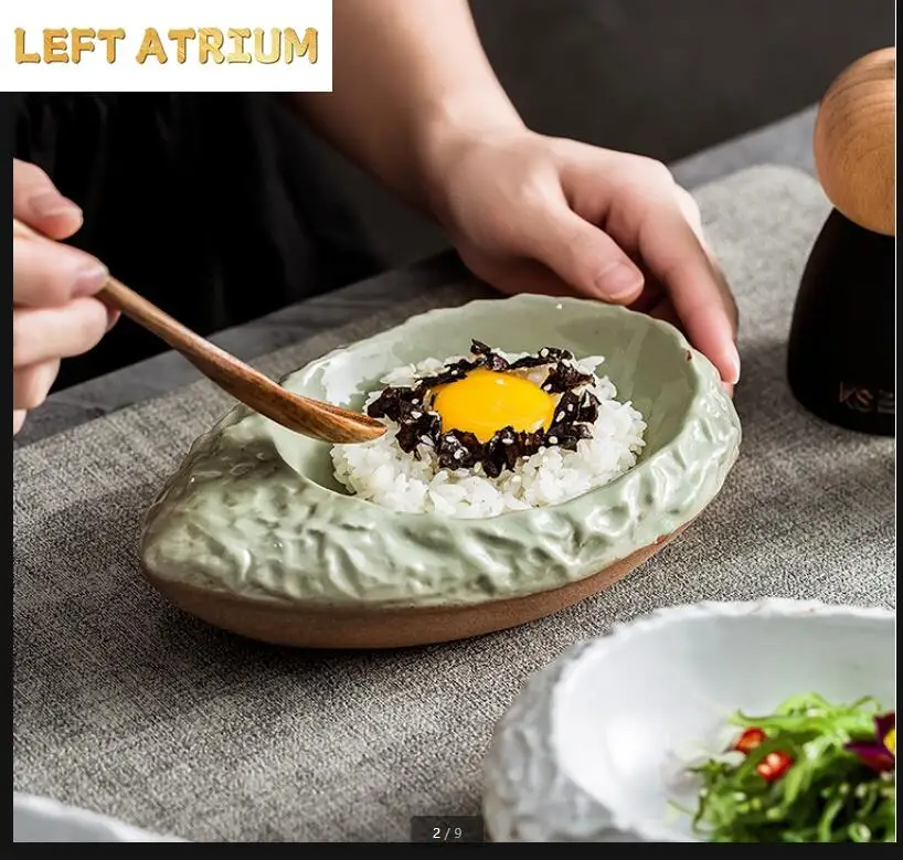 Irregular Ceramic Dinner Plate Dining Room Tableware Sashimi Disc Cold Dish Dessert Fruit Plates Salad Bowl Dim Sum
Irregular Ceramic Dinner Plate Dining Room Tableware Sashimi Disc Cold Dish Dessert Fruit Plates Salad Bowl Dim Sum