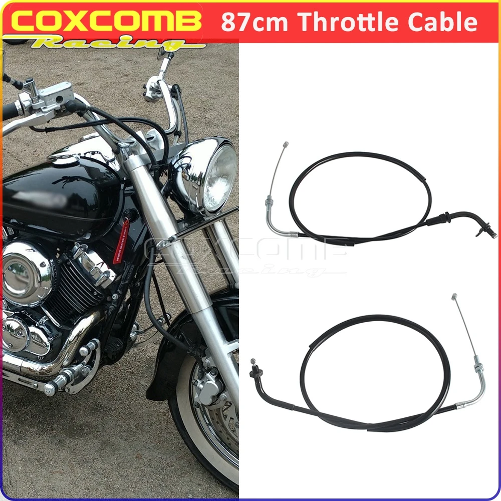 87cm Throttle Cable Motorcycle Accelerator Straight Connection Cables Wires For Yamaha V-Star XVS400 XVS650 Dragstar DS400 DS650
87cm Throttle Cable Motorcycle Accelerator Straight Connection Cables Wires For Yamaha V-Star XVS400 XVS650 Dragstar DS400 DS650