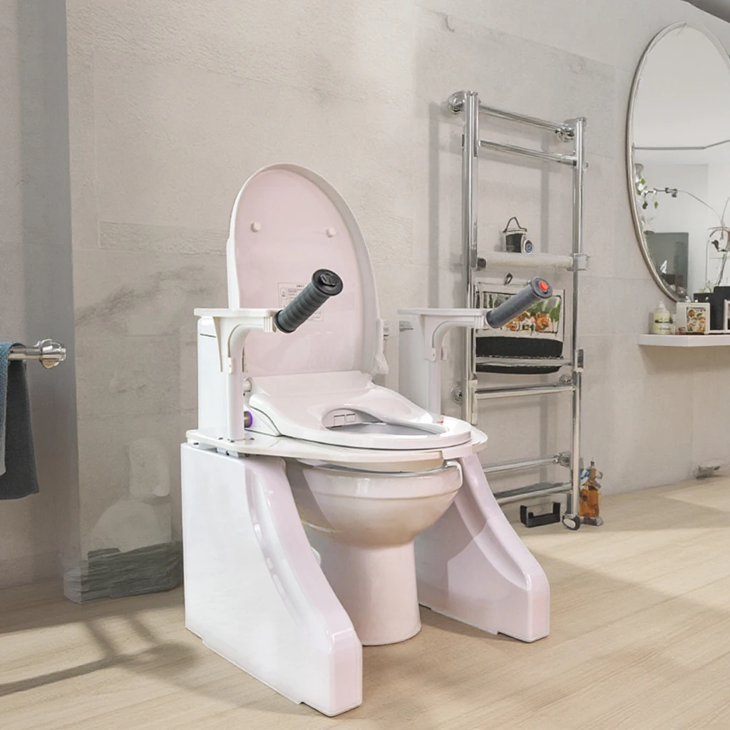 Commode Transfer Lift Chair, 60.6 x 52.5 x 71 cm Adjustable Height Toilet Chair, Elderly Stand Assist, Bathroom Transfer Chair
Commode Transfer Lift Chair, 60.6 x 52.5 x 71 cm Adjustable Height Toilet Chair, Elderly Stand Assist, Bathroom Transfer Chair