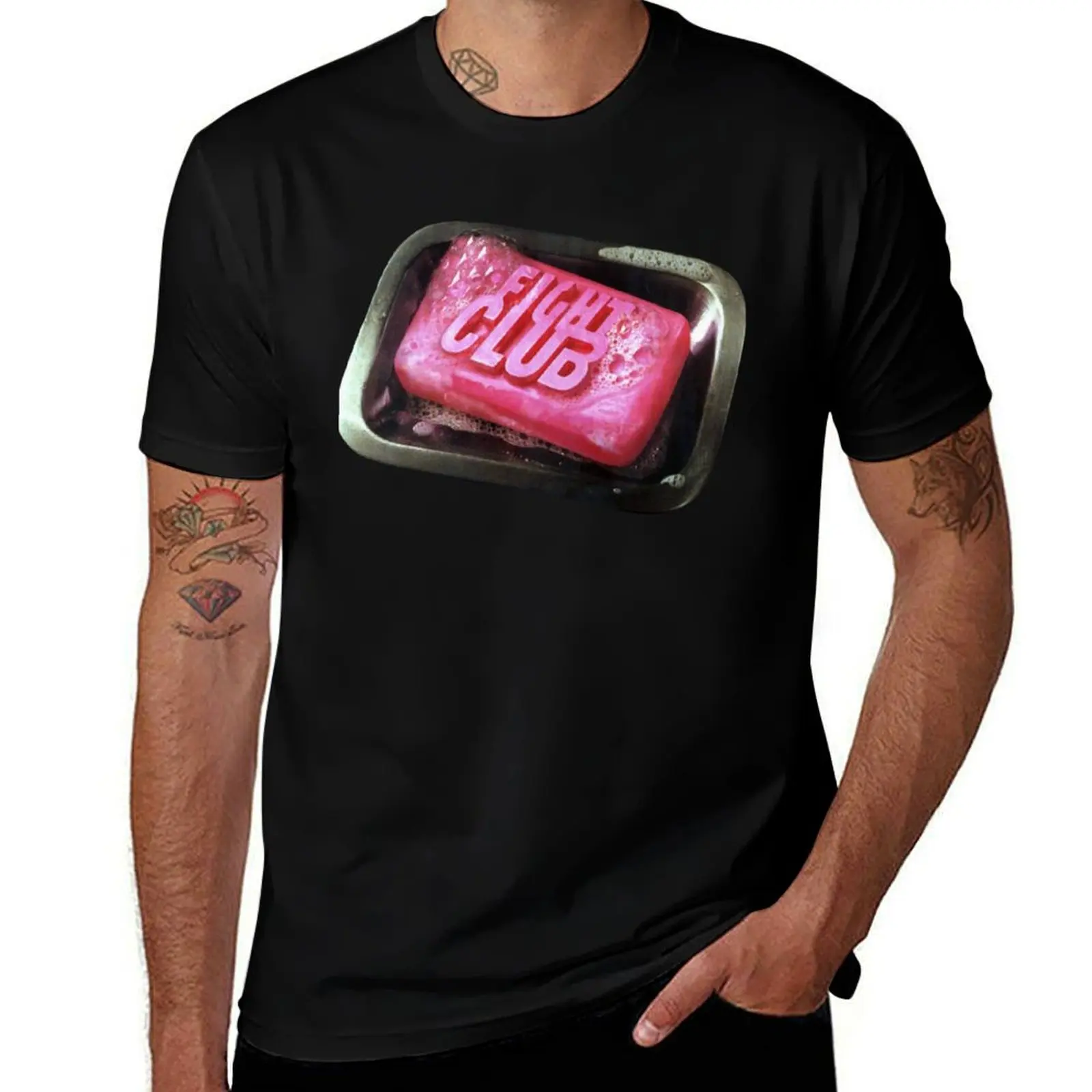 Fight Club Soap T-Shirt tees T-shirts man plus size clothes oversized t shirts for men
Fight Club Soap T-Shirt tees T-shirts man plus size clothes oversized t shirts for men