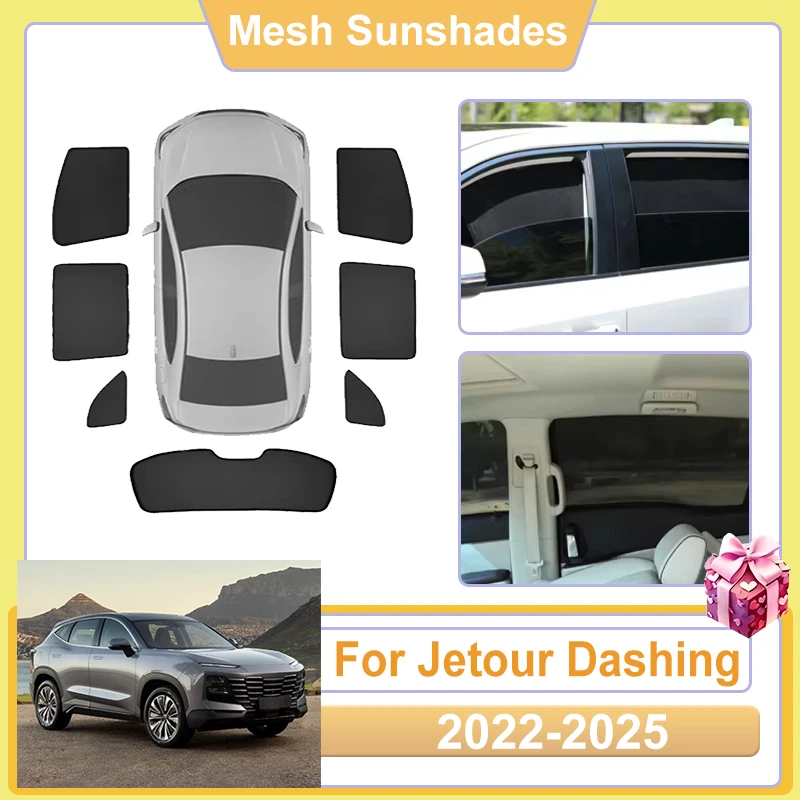 For Jetour Dashing Accessories 2022-2025 Car Window Sun Shade Net Cover Anti UV Visors Heat light Shield Parasol Sunshade Baffle
For Jetour Dashing Accessories 2022-2025 Car Window Sun Shade Net Cover Anti UV Visors Heat light Shield Parasol Sunshade Baffle