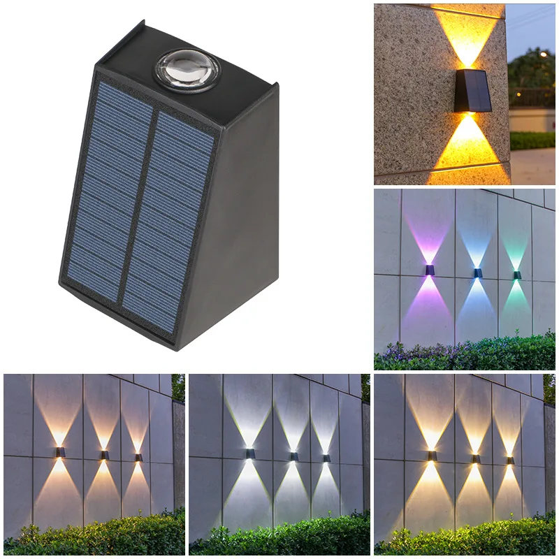 Solar Outdoor Wall Lamp Garden Decoration Atmosphere Light Villa Garden Waterproof Wall Up And Down Glow Wall Porch Lighting
Solar Outdoor Wall Lamp Garden Decoration Atmosphere Light Villa Garden Waterproof Wall Up And Down Glow Wall Porch Lighting