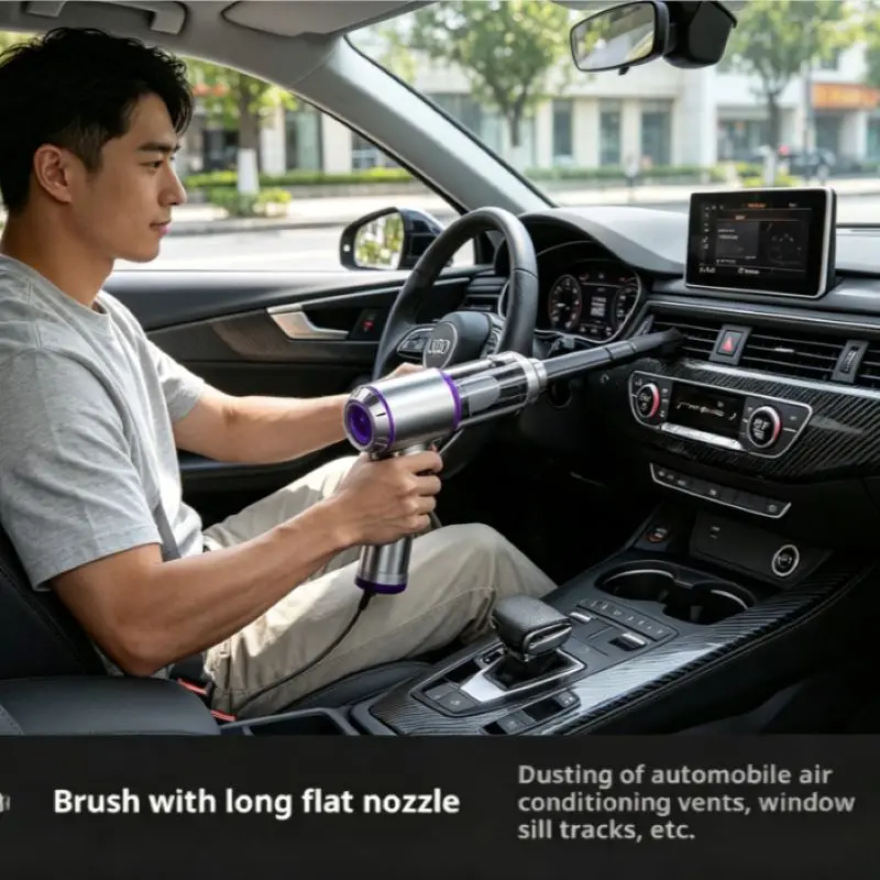 Car Vacuum Cleaner High Power Portable Handheld Wireless Brushless Motor Cleaning Machine Powerful Air Duster for Home Appliance
Car Vacuum Cleaner High Power Portable Handheld Wireless Brushless Motor Cleaning Machine Powerful Air Duster for Home Appliance